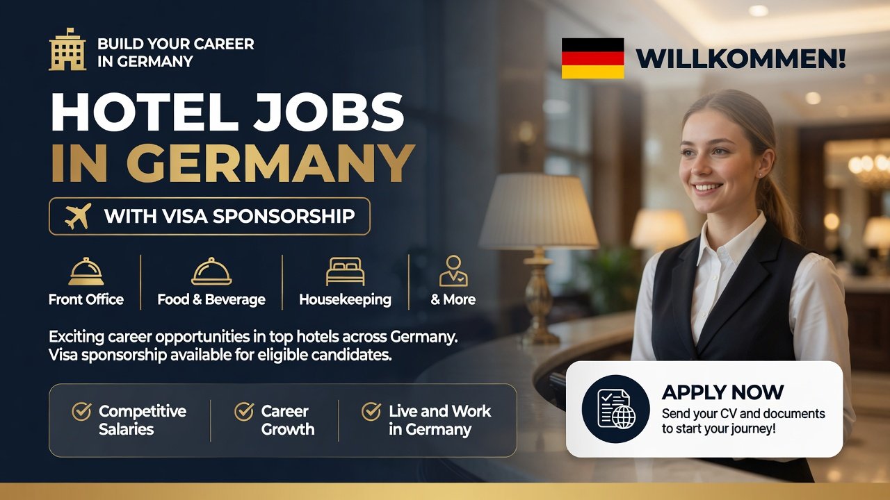 Hotel Jobs in Germany with Visa Sponsorship