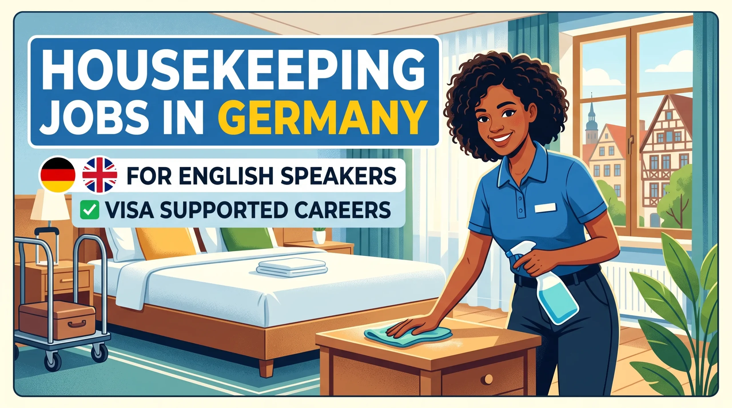 Housekeeping Jobs in Germany for English Speakers