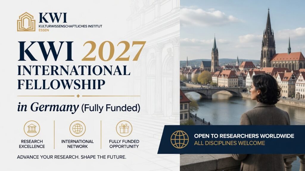 KWI International Fellowship 2027 in Germany (Fully Funded)