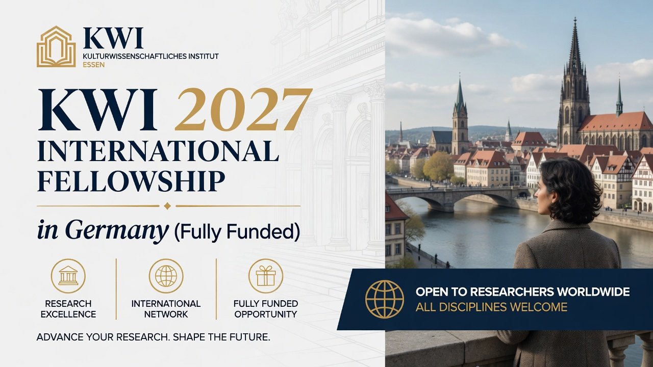 KWI International Fellowship 2027 in Germany (Fully Funded)