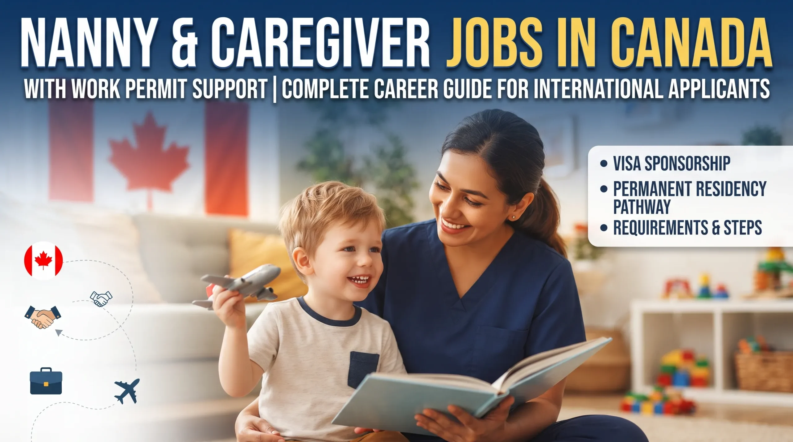 Nanny & Caregiver Jobs in Canada with Work Permit Support