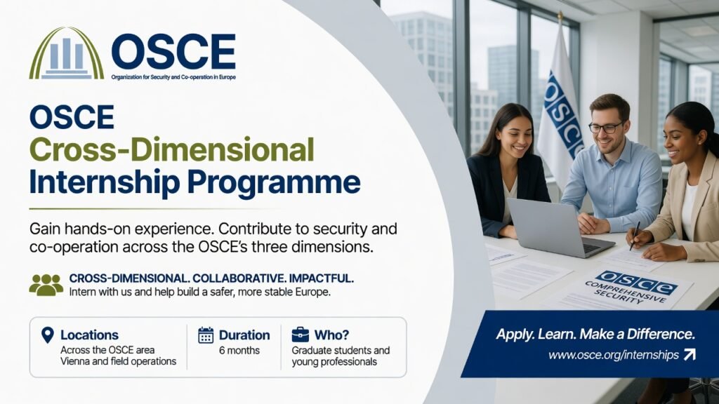 OSCE Cross-Dimensional Internship Programme