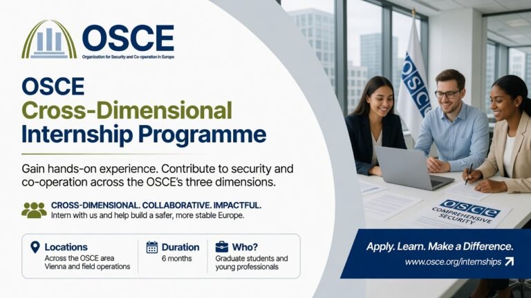 OSCE Cross-Dimensional Internship Programme
