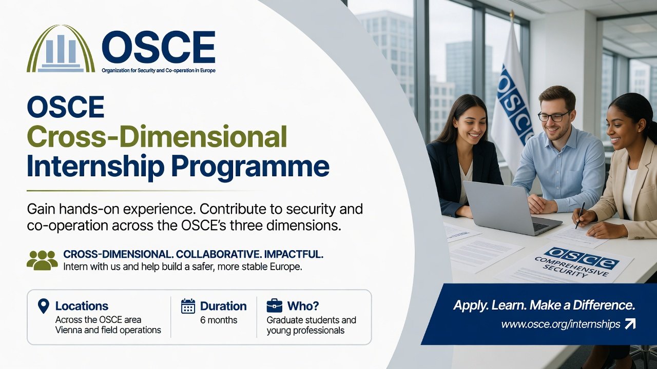 OSCE Cross-Dimensional Internship Programme