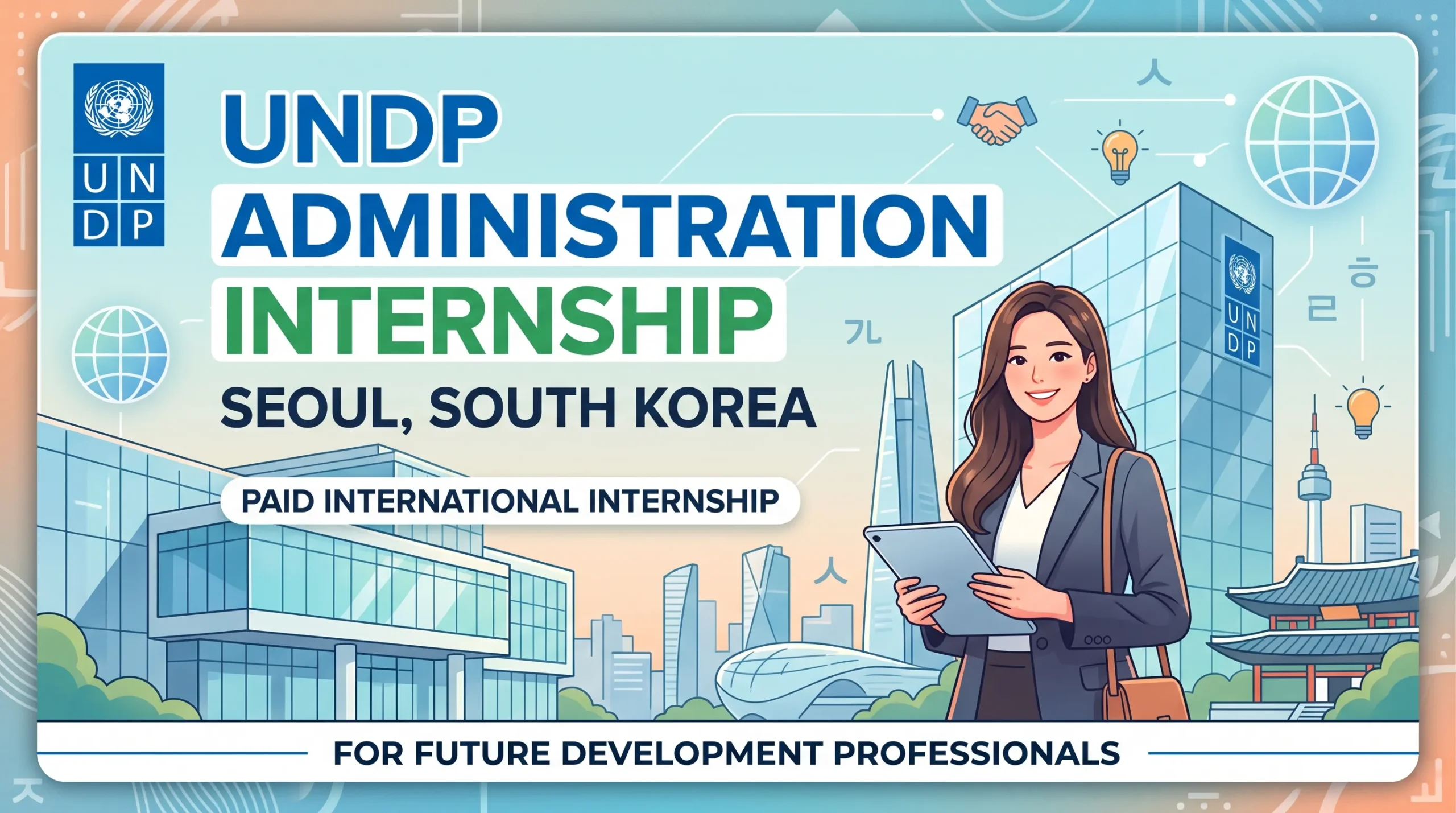 UNDP Administration Internship 2026 in South Korea