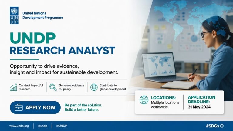 UNDP Research Analyst Opportunity