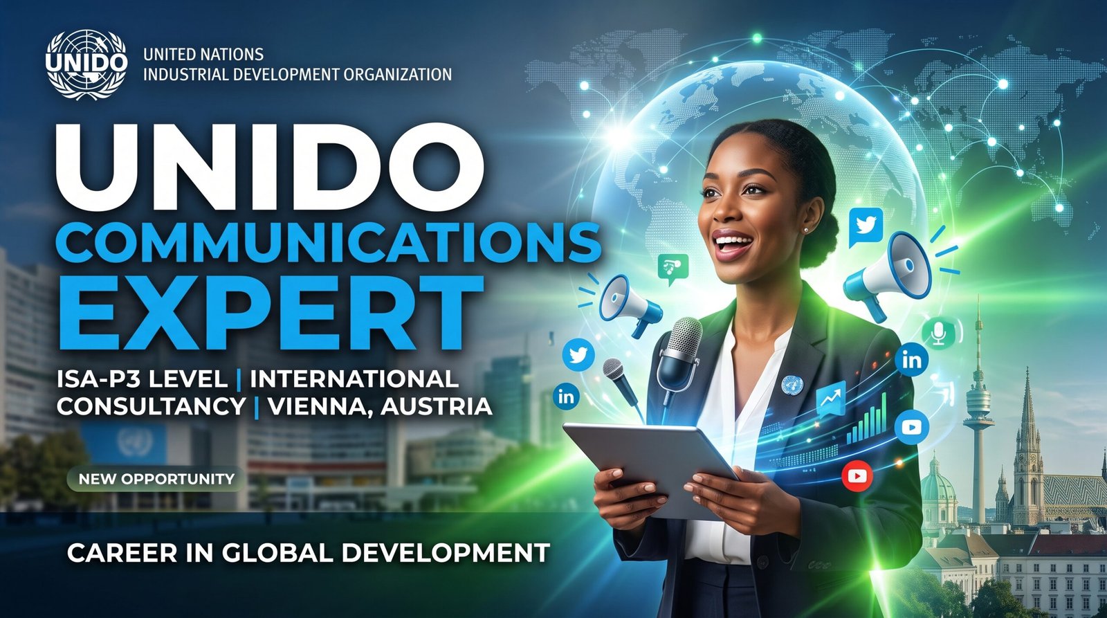 UNIDO Communications Expert (ISA-P3) Austria