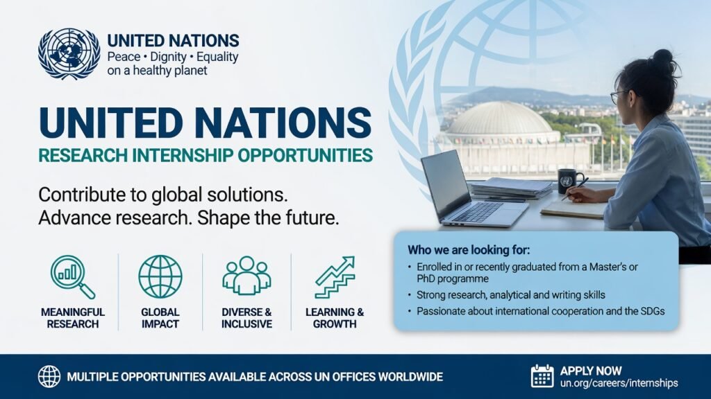 United Nations Research Internship Opportunities