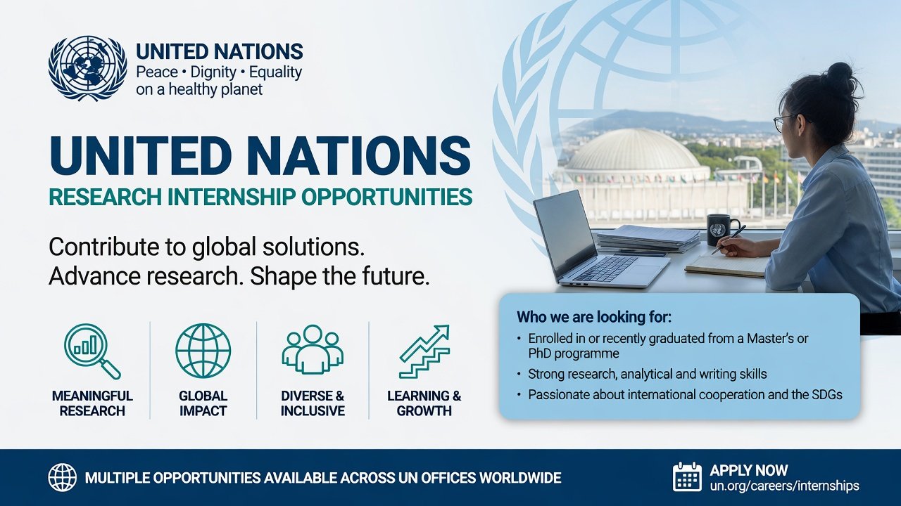 United Nations Research Internship Opportunities