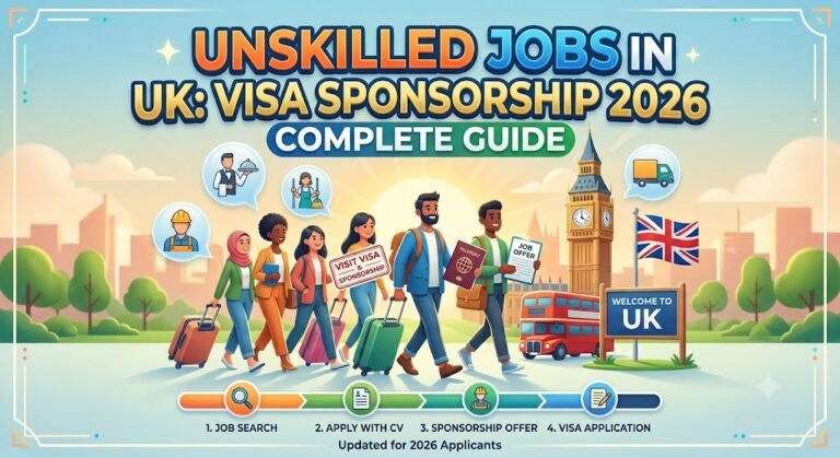 Unskilled Jobs in UK with Visa Sponsorship