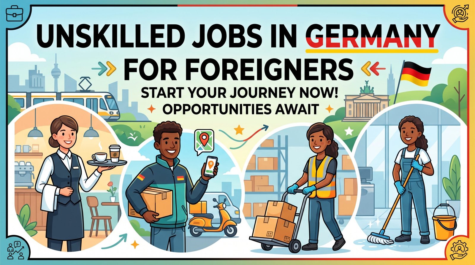 Unskilled Jobs in Germany for Foreigners