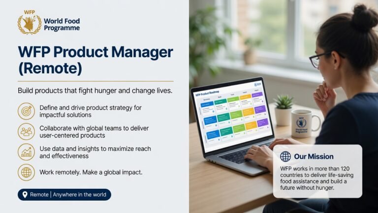 WFP Product Manager (Remote)