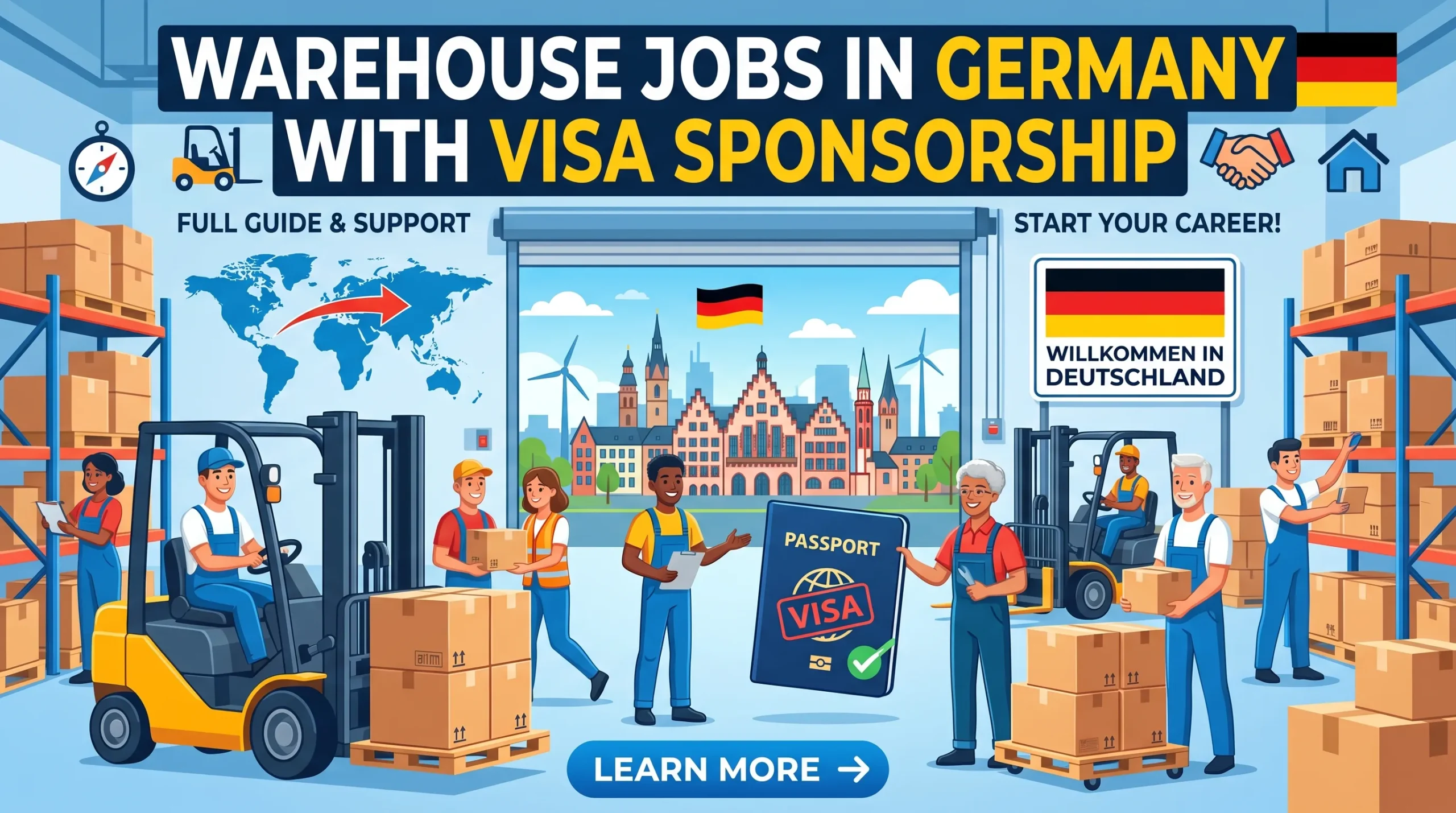 Warehouse Jobs in Germany with Visa Sponsorship