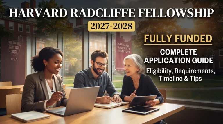 Harvard Radcliffe Fellowship