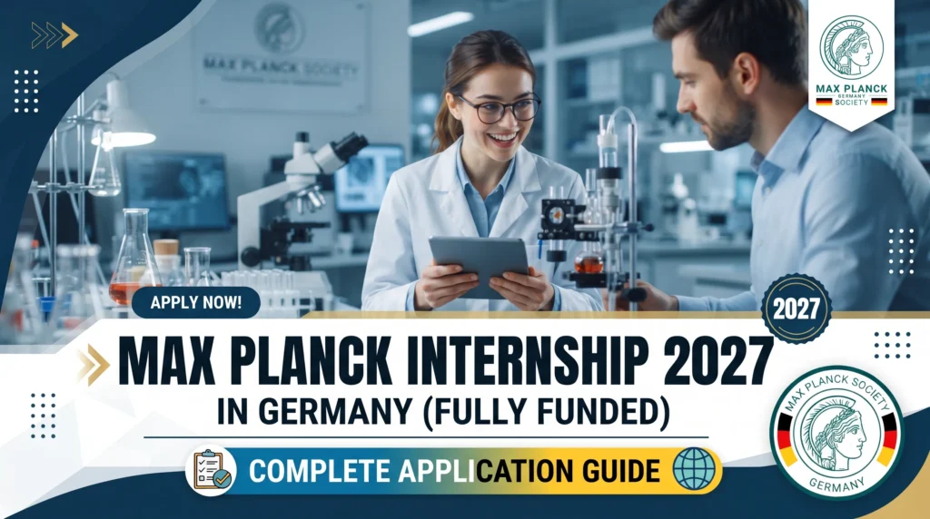 Max Planck Internship 2027 in Germany