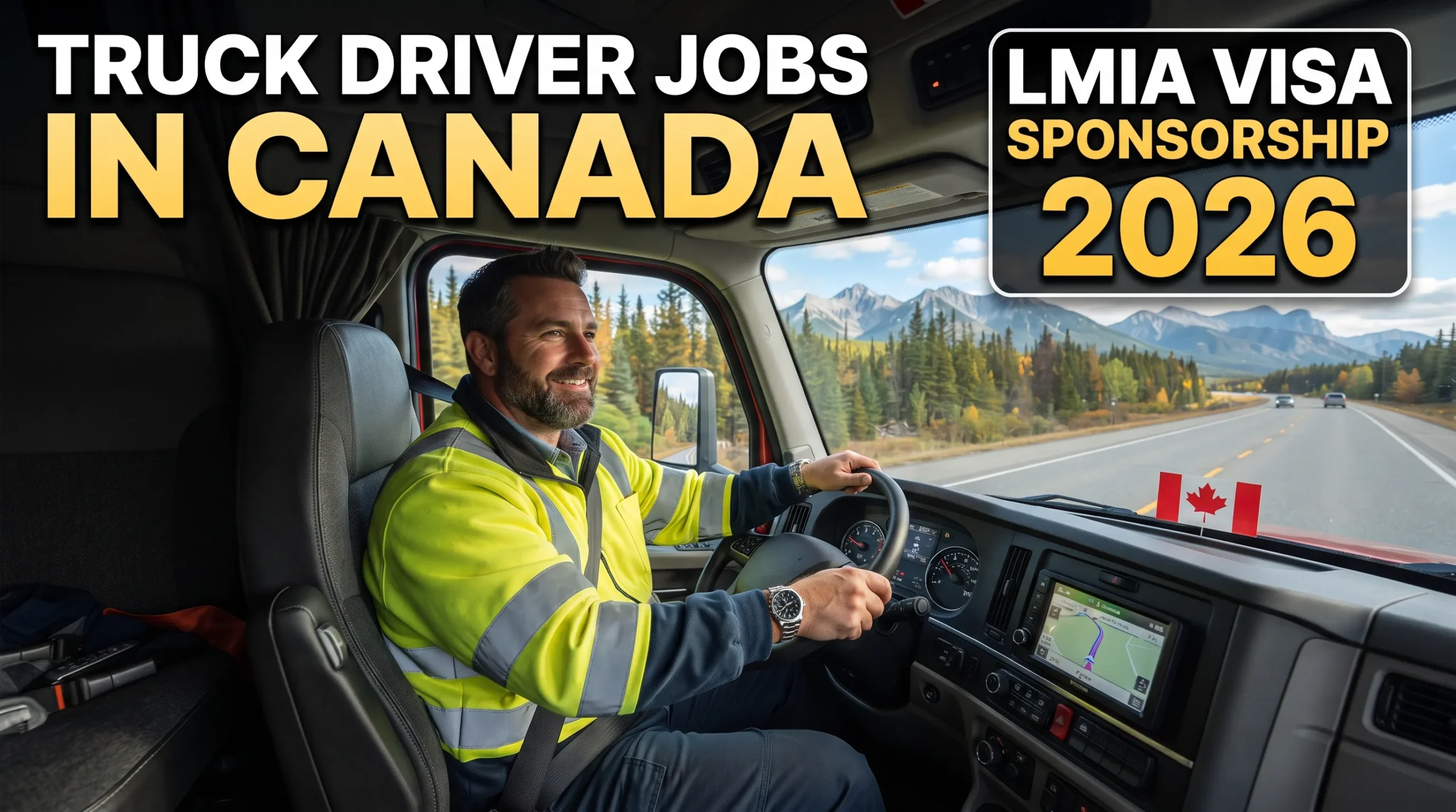 Truck Driver Jobs in Canada with LMIA Visa Sponsorship