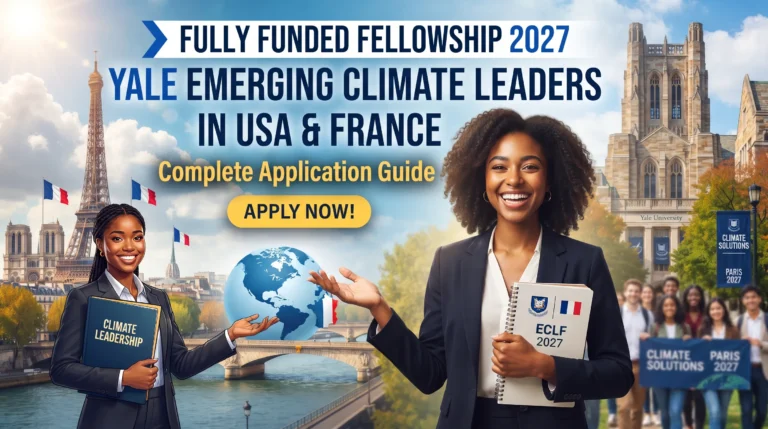 Yale Emerging Climate Leaders Fellowship